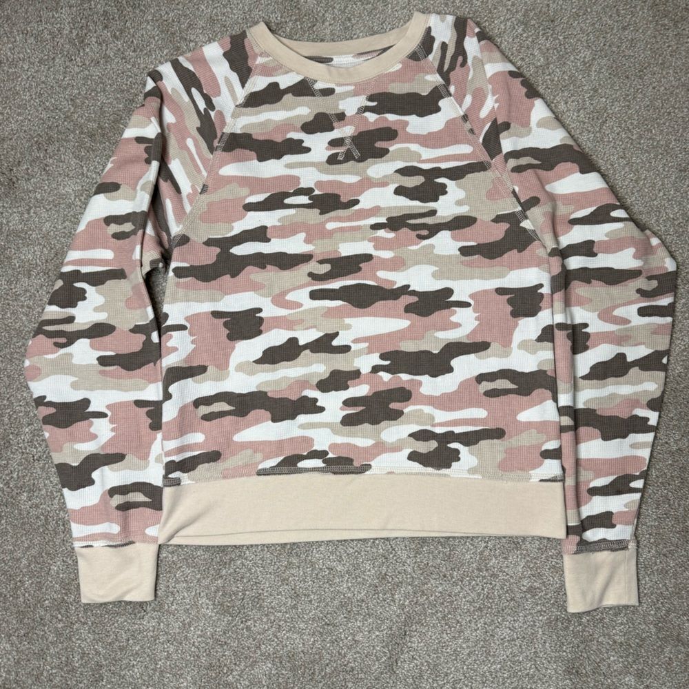 Lucky Brand Waffle Knit Thermal Top - Picture 2 of 6
